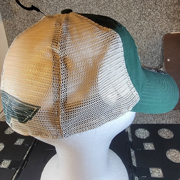 University of South Florida Bulls USF Green Mesh Stretch Fit Small Medium - Picture 4 of 12